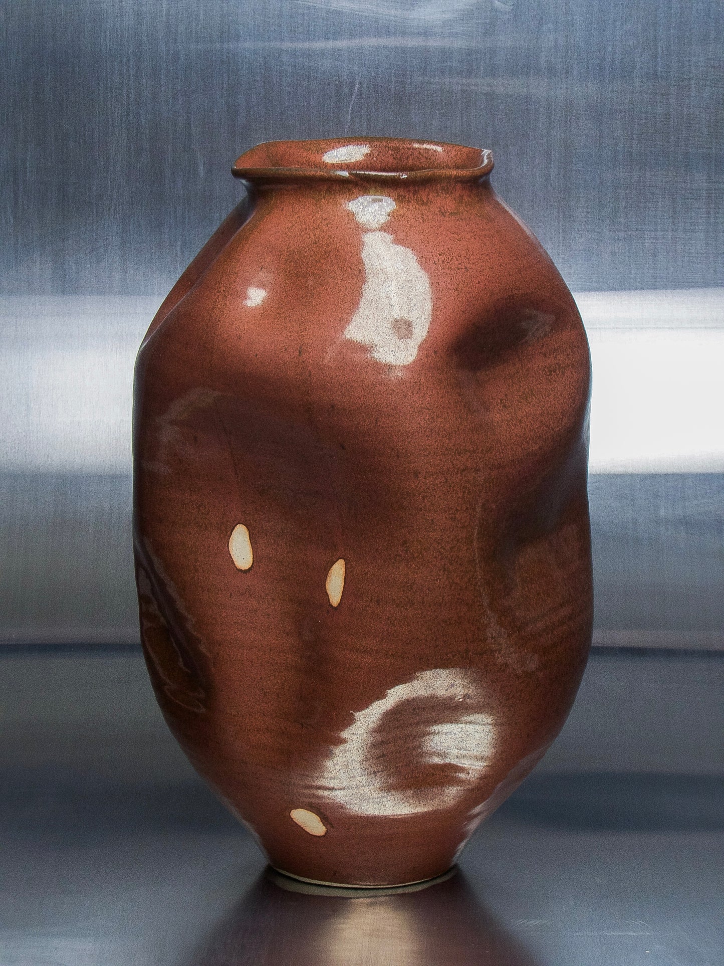 lump vase #002 (rust)
