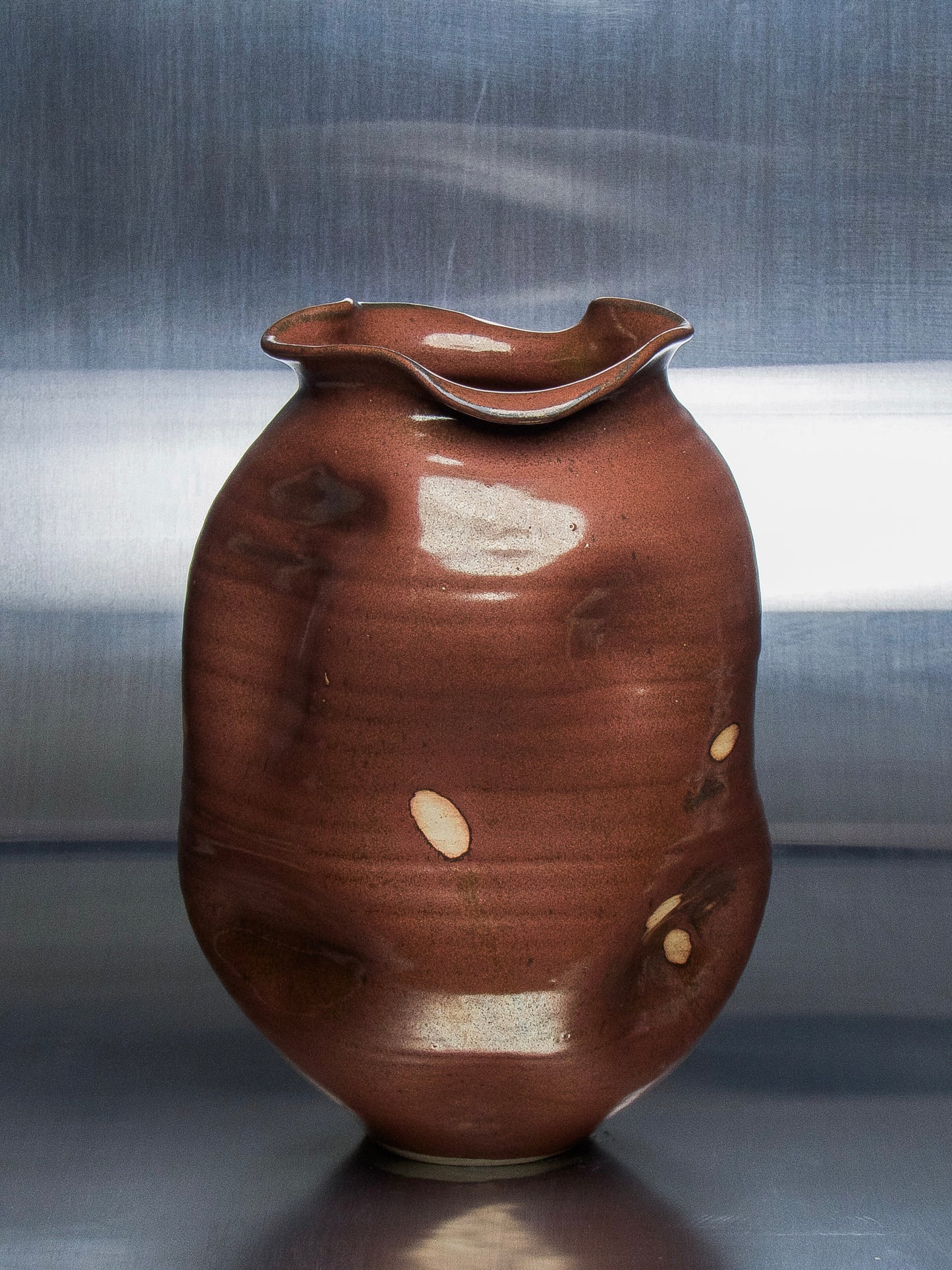 lump vase #003 (rust)