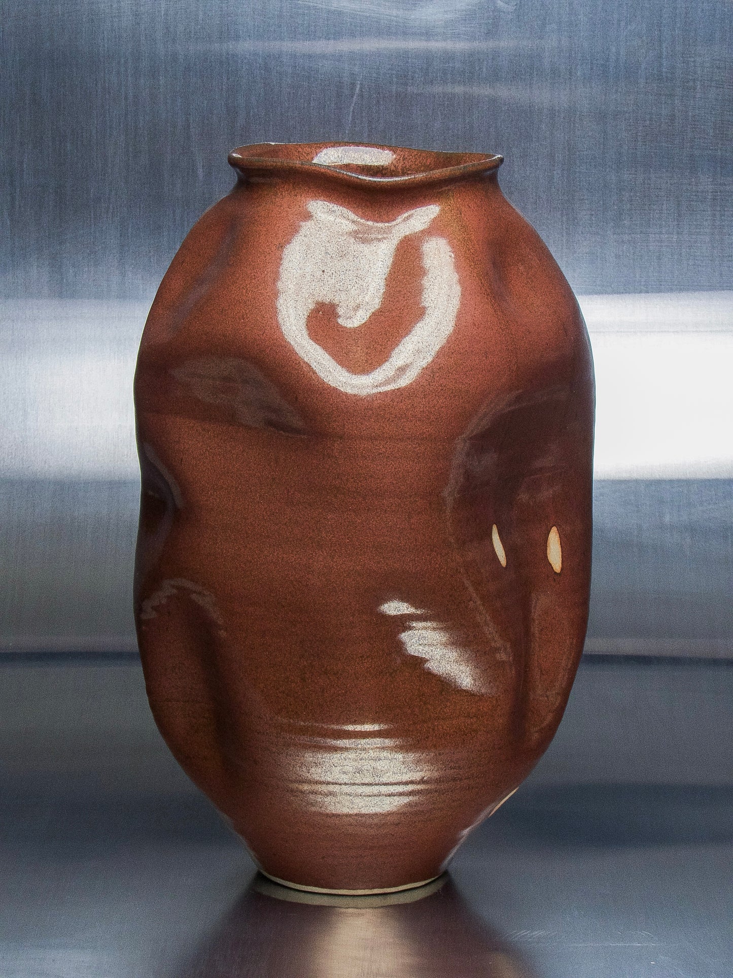 lump vase #002 (rust)